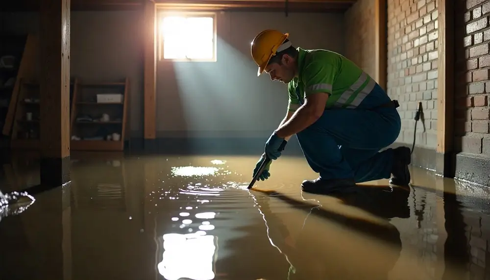 Professional water damage restoration services in George West, TX